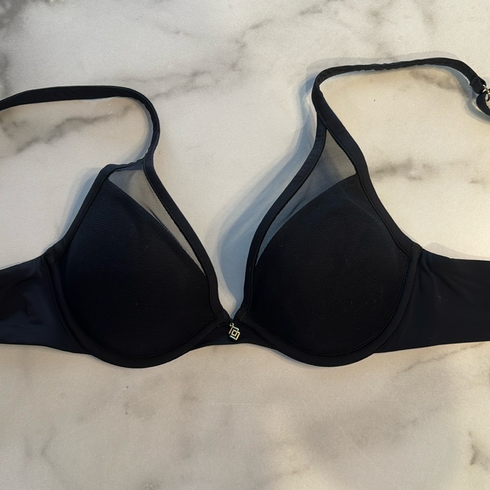 Third Love 32B Classic Contour Plunge Bra - Black
